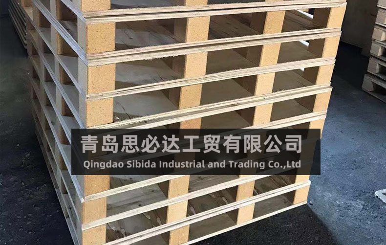 High height doulbe faced plywood pallet 